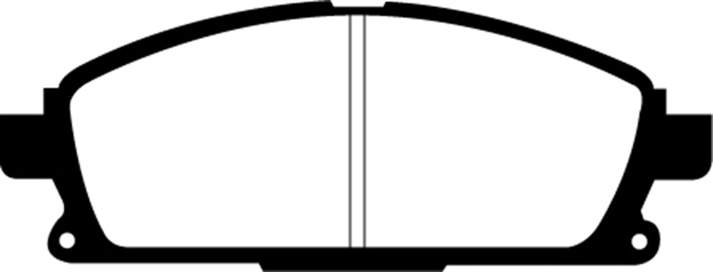 EBC DP21247 Greenstuff 2000 Series Sport Brake Pads