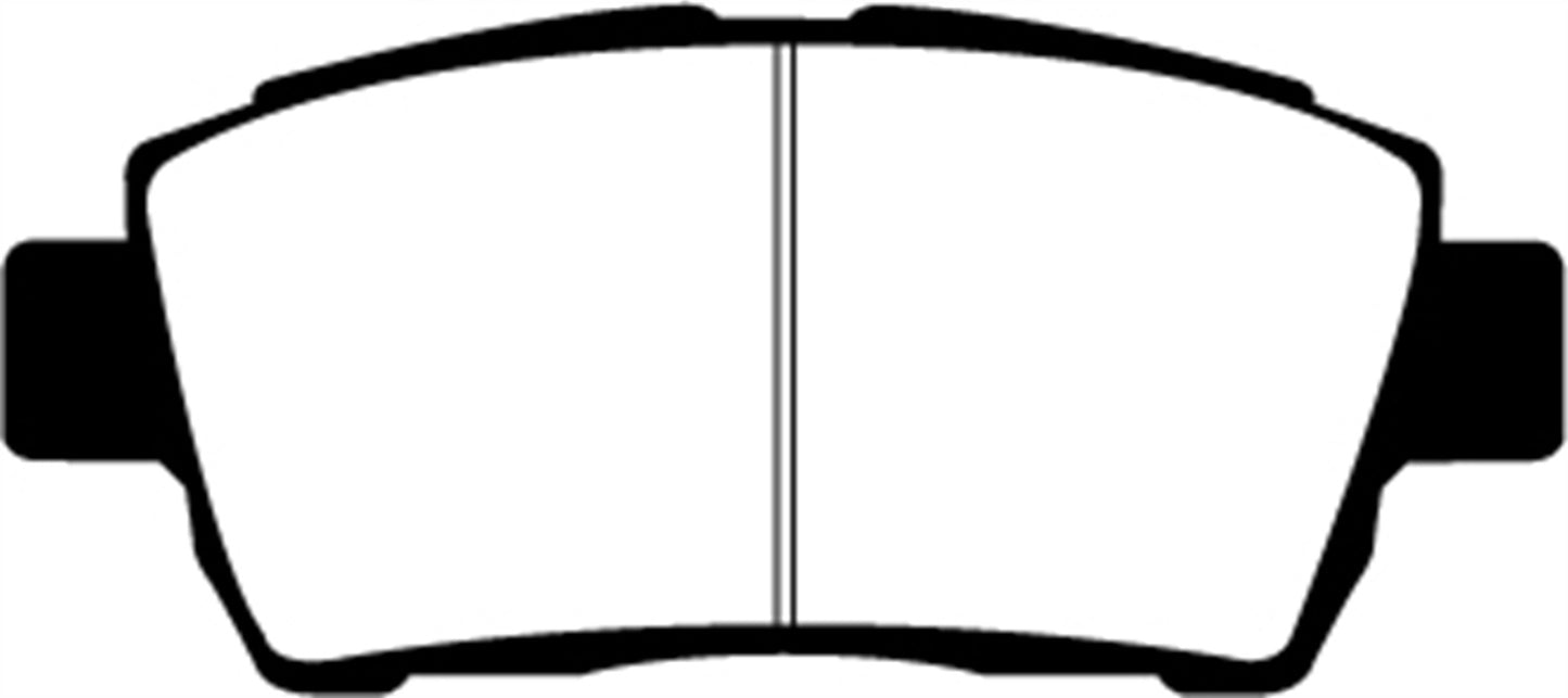 EBC DP21295 Greenstuff 2000 Series Sport Brake Pads