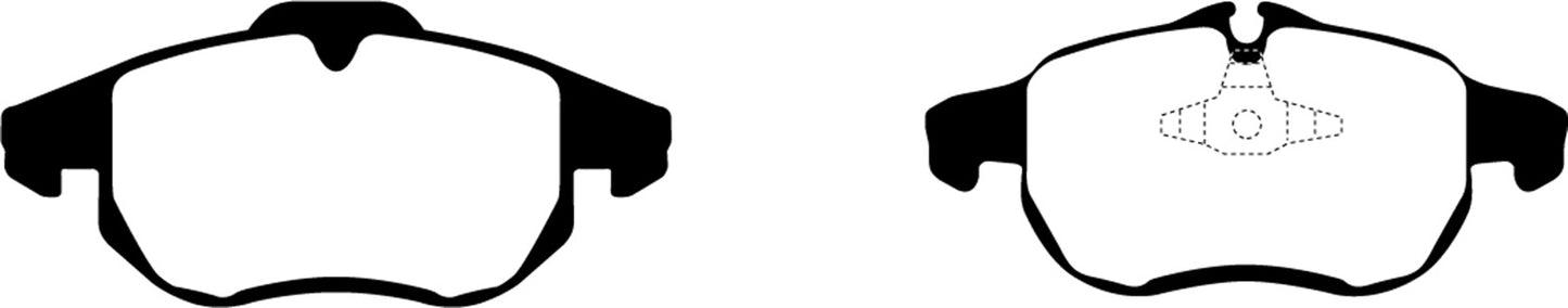 EBC DP21414 Greenstuff 2000 Series Sport Brake Pads