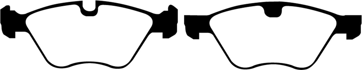 EBC DP21493 Greenstuff 2000 Series Sport Brake Pads