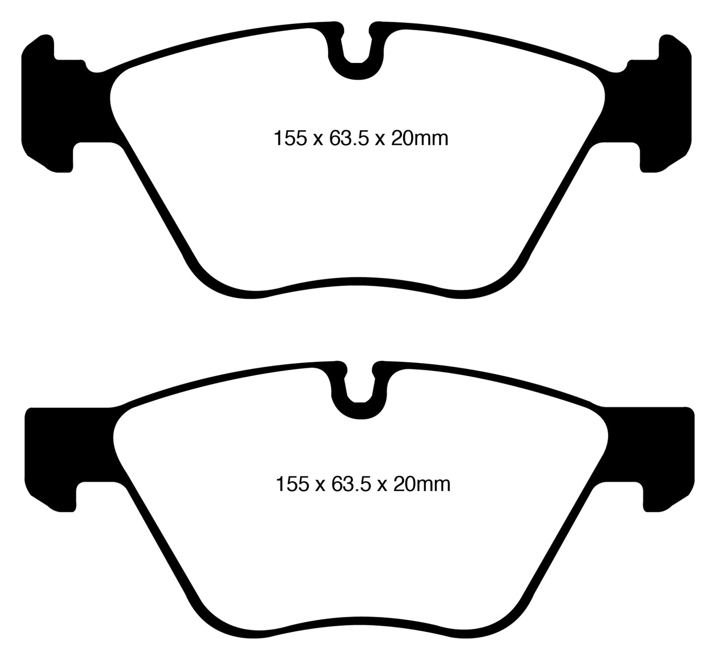 EBC DP21600 Greenstuff 2000 Series Sport Brake Pads