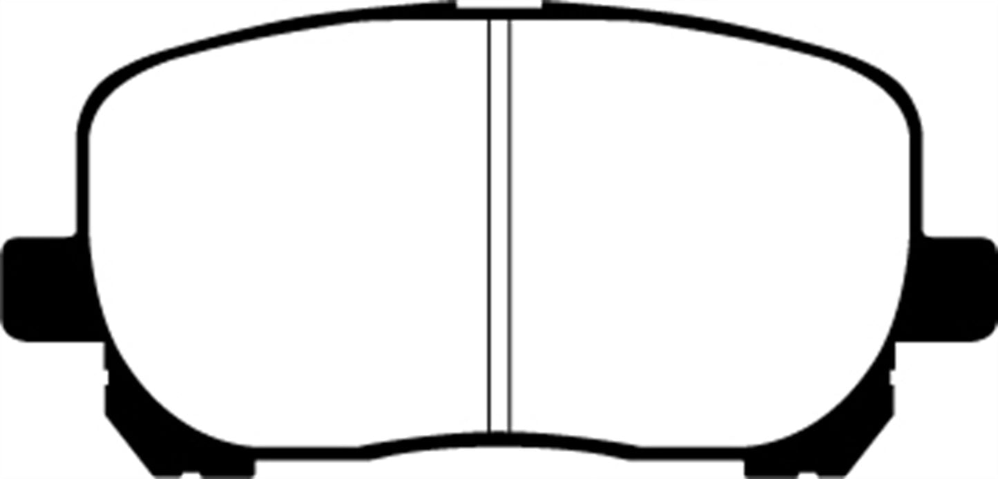 EBC DP21637 Greenstuff 2000 Series Sport Brake Pads