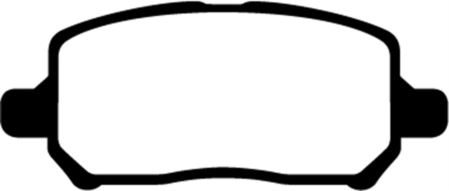 EBC DP21660 Greenstuff 2000 Series Sport Brake Pads