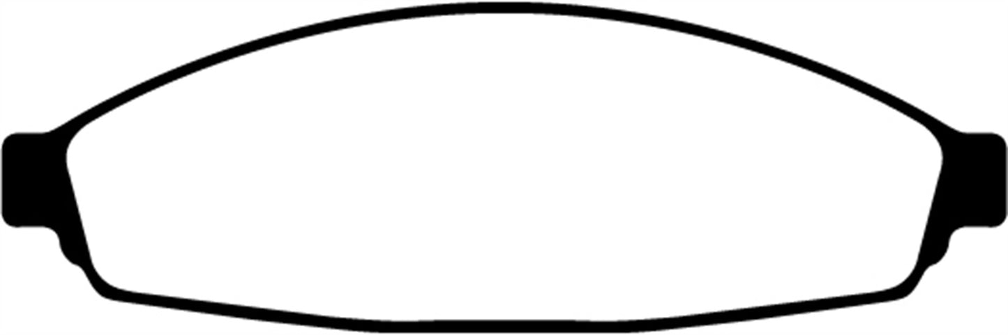 EBC DP21676 Greenstuff 2000 Series Sport Brake Pads