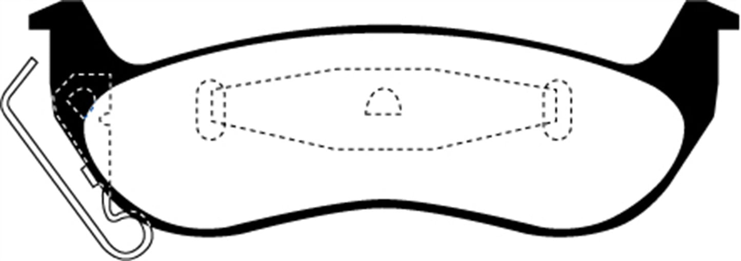 EBC DP21677 Greenstuff 2000 Series Sport Brake Pads