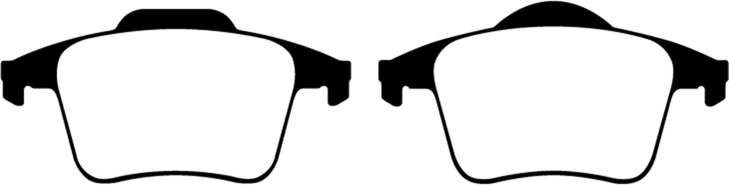 EBC DP21680 Greenstuff 2000 Series Sport Brake Pads