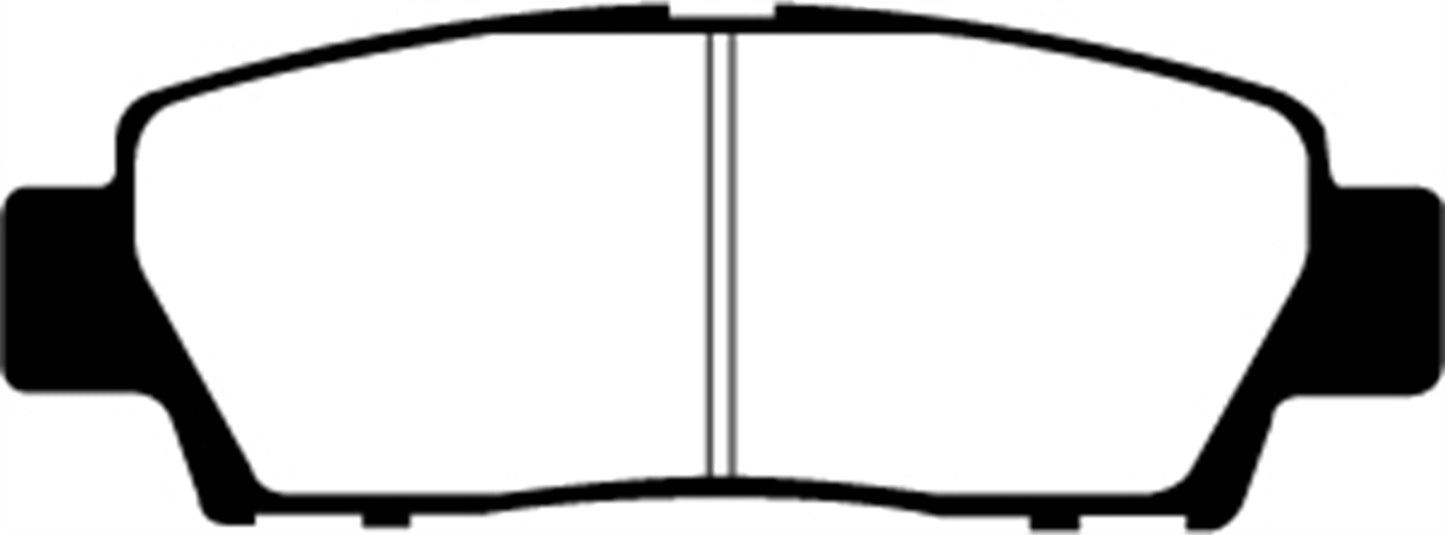 EBC DP21714 Greenstuff 2000 Series Sport Brake Pads