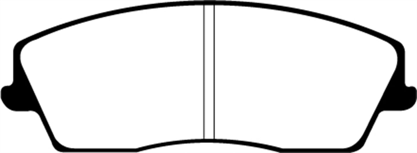 EBC DP21723 Greenstuff 2000 Series Sport Brake Pads