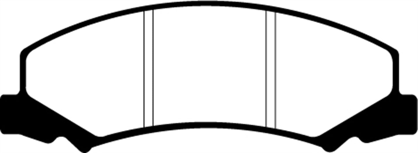 EBC DP21762 Greenstuff 2000 Series Sport Brake Pads