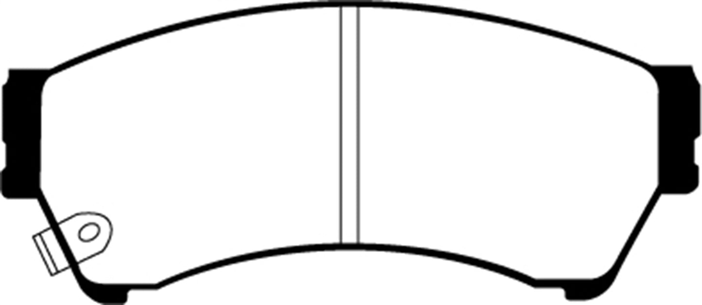 EBC DP21765 Greenstuff 2000 Series Sport Brake Pads