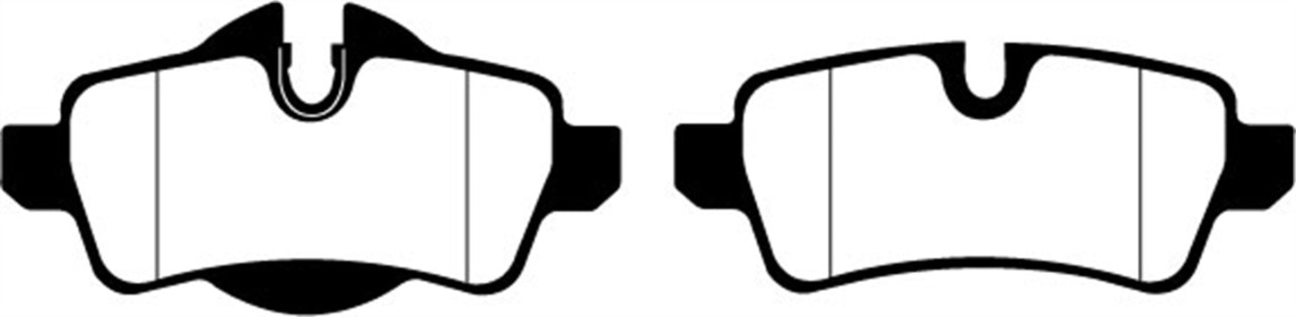 EBC DP21931 Greenstuff 2000 Series Sport Brake Pads