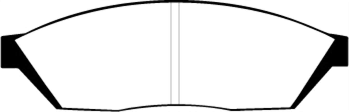 EBC DP2374 Greenstuff 2000 Series Sport Brake Pads