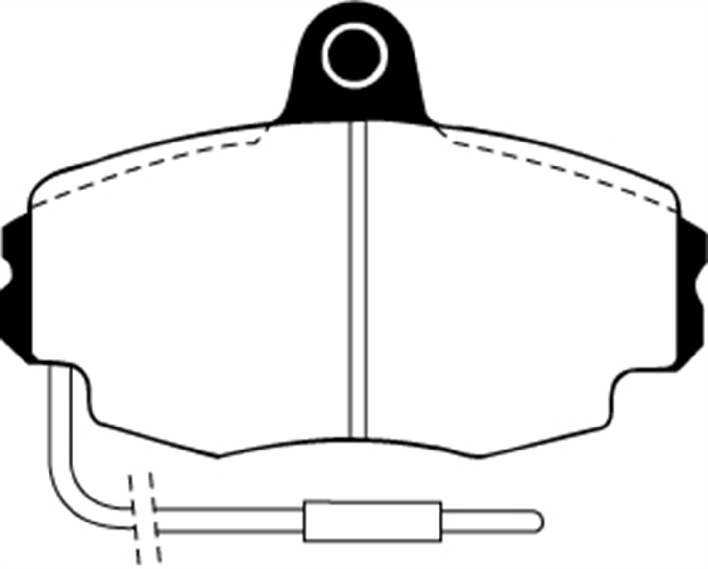 EBC DP2426 Greenstuff 2000 Series Sport Brake Pads