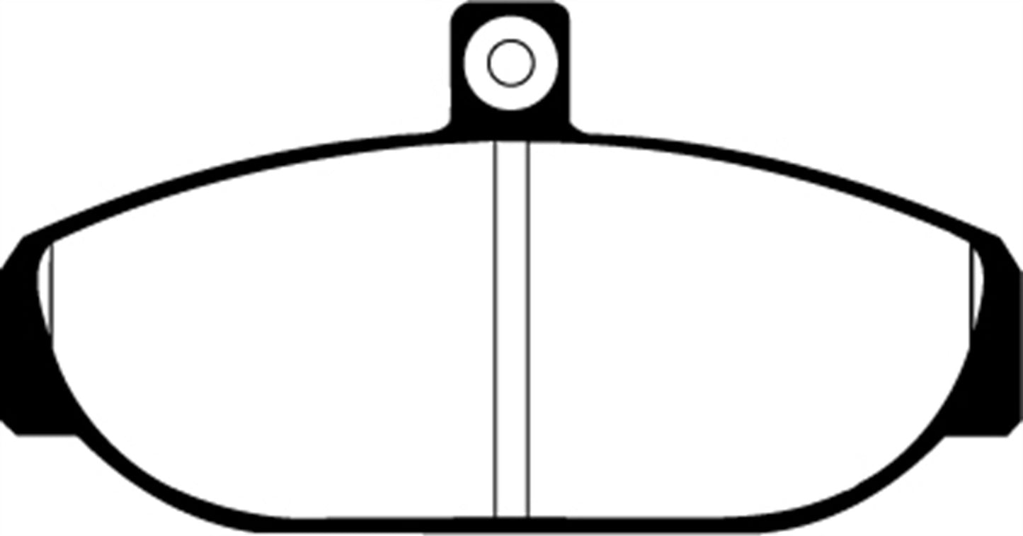 EBC DP2435 Greenstuff 2000 Series Sport Brake Pads