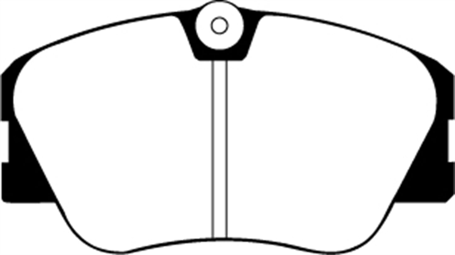 EBC DP2577 Greenstuff 2000 Series Sport Brake Pads
