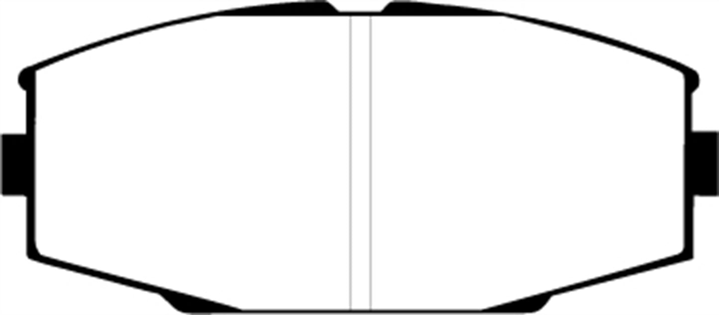 EBC DP2610 Greenstuff 2000 Series Sport Brake Pads