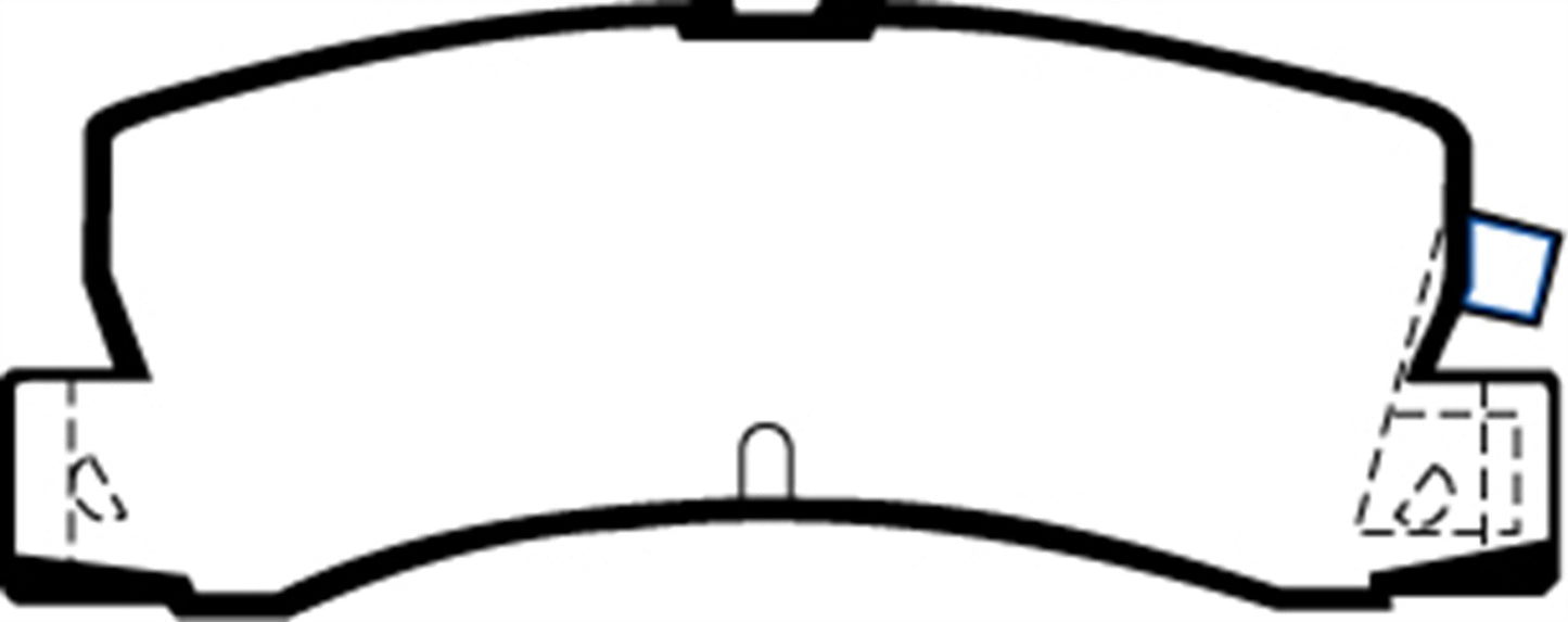 EBC DP2629 Greenstuff 2000 Series Sport Brake Pads