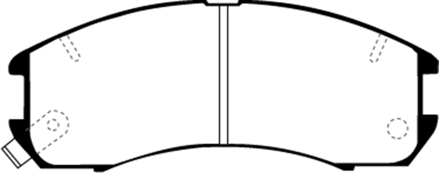 EBC DP2705 Greenstuff 2000 Series Sport Brake Pads