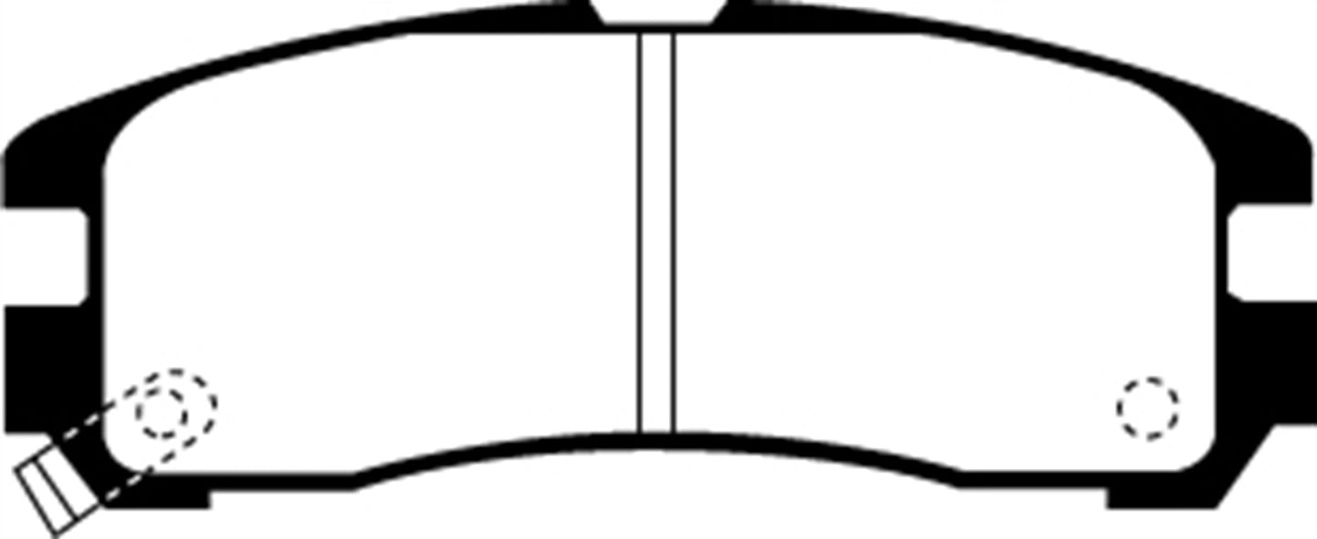 EBC DP2738 Greenstuff 2000 Series Sport Brake Pads