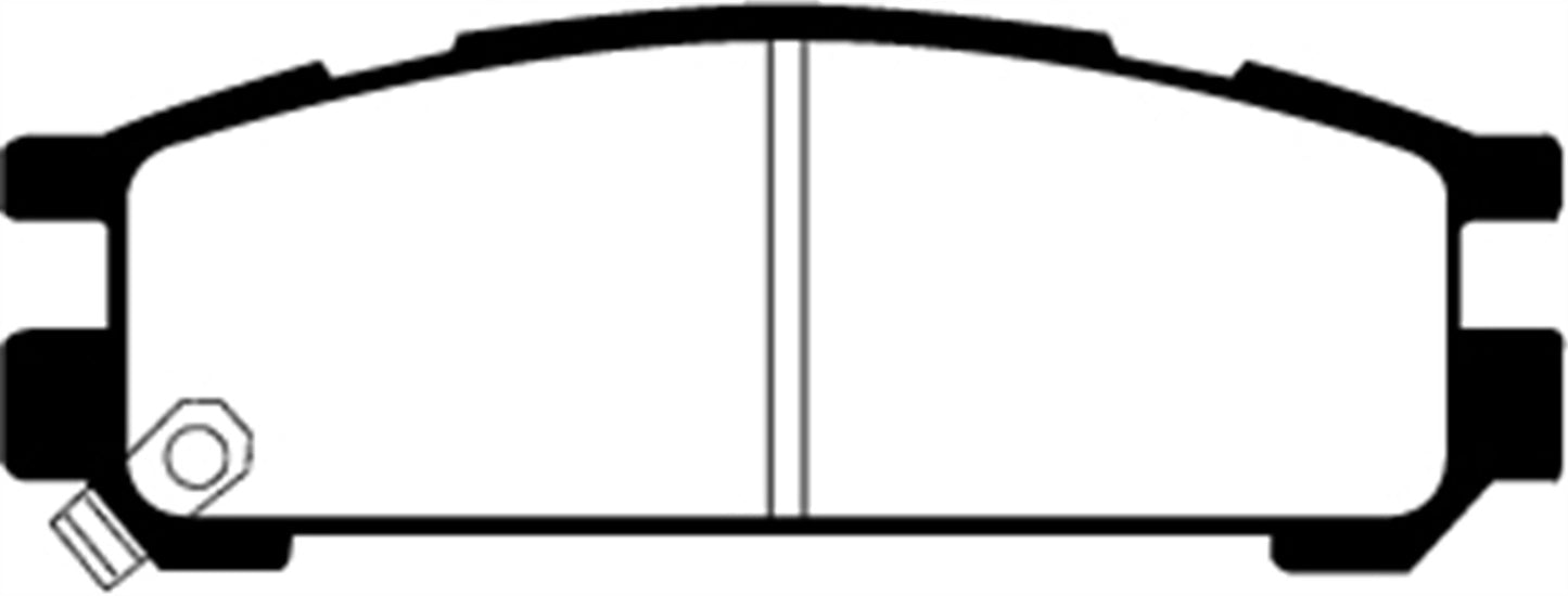 EBC DP2821 Greenstuff 2000 Series Sport Brake Pads