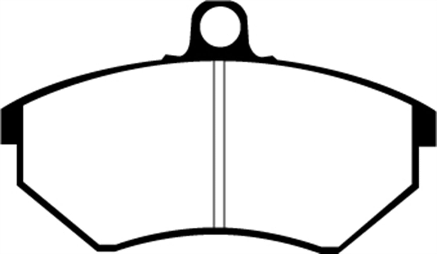 EBC DP2841 Greenstuff 2000 Series Sport Brake Pads