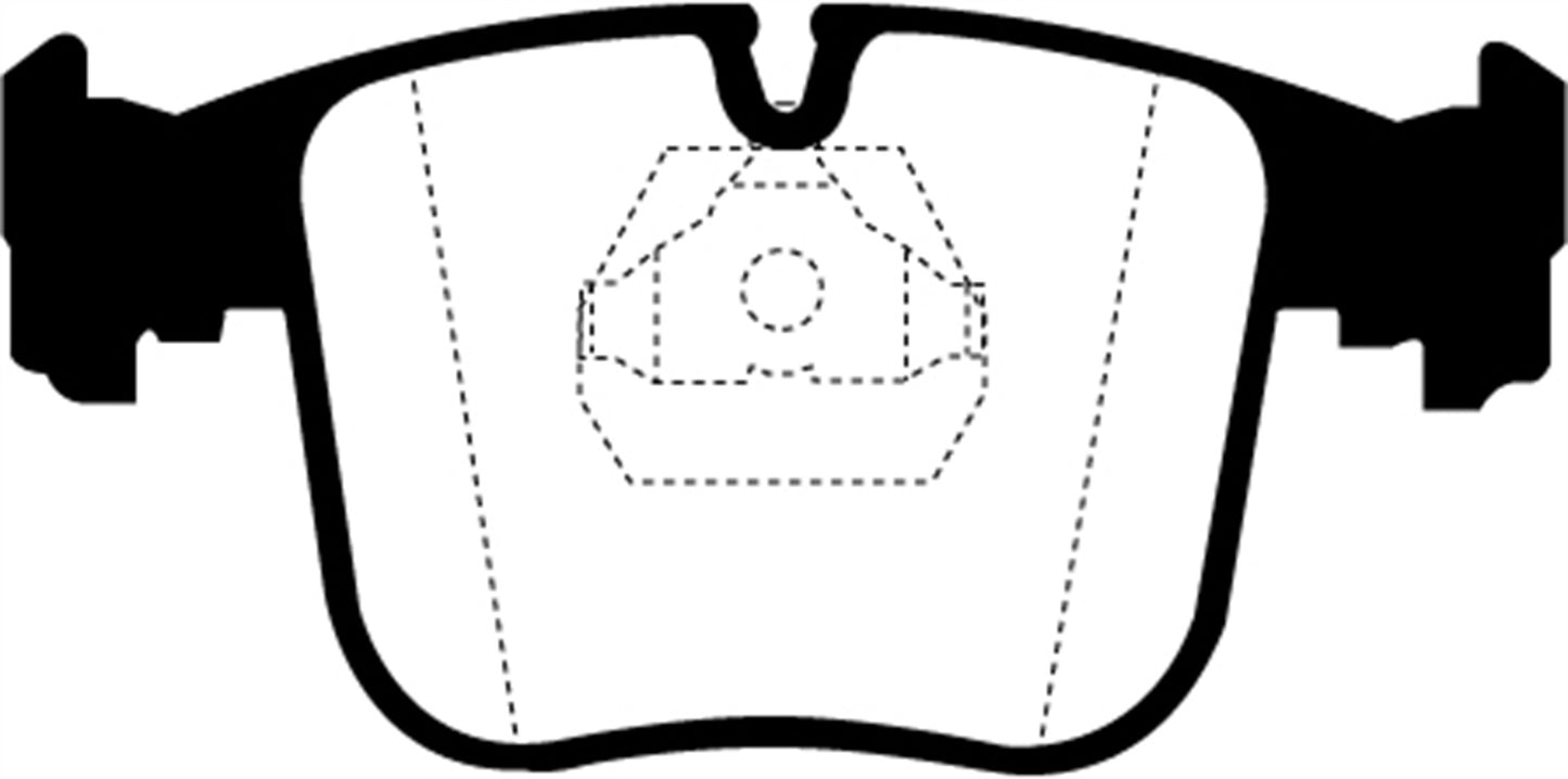 EBC DP2870 Greenstuff 2000 Series Sport Brake Pads