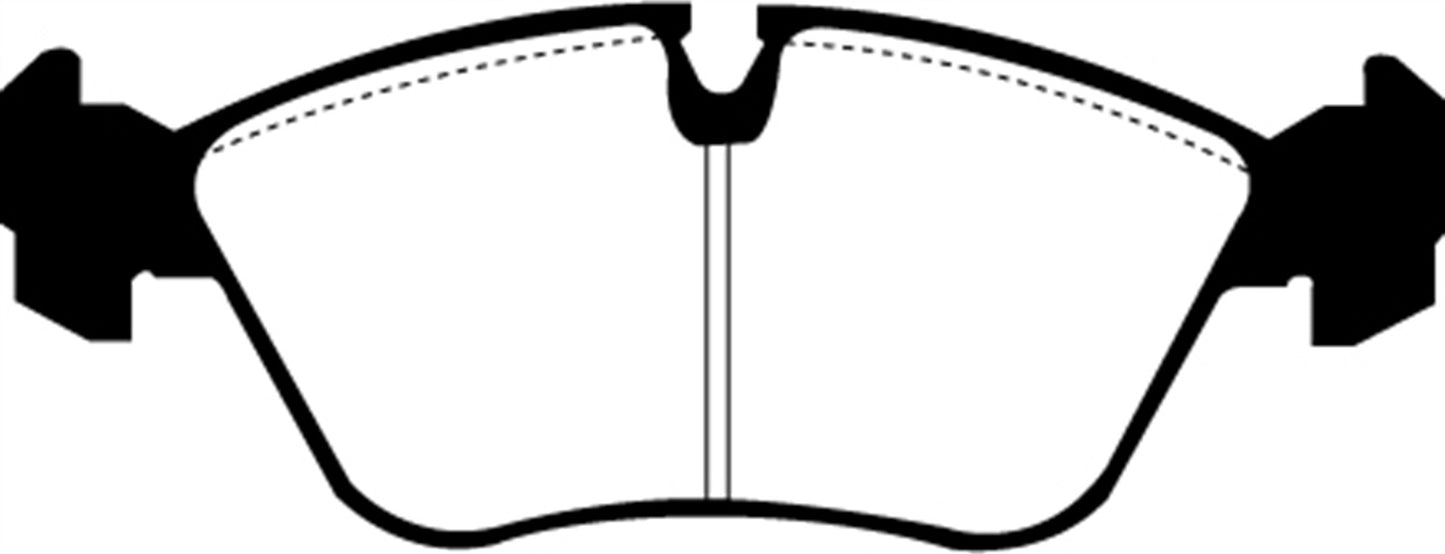 EBC DP2880 Greenstuff 2000 Series Sport Brake Pads
