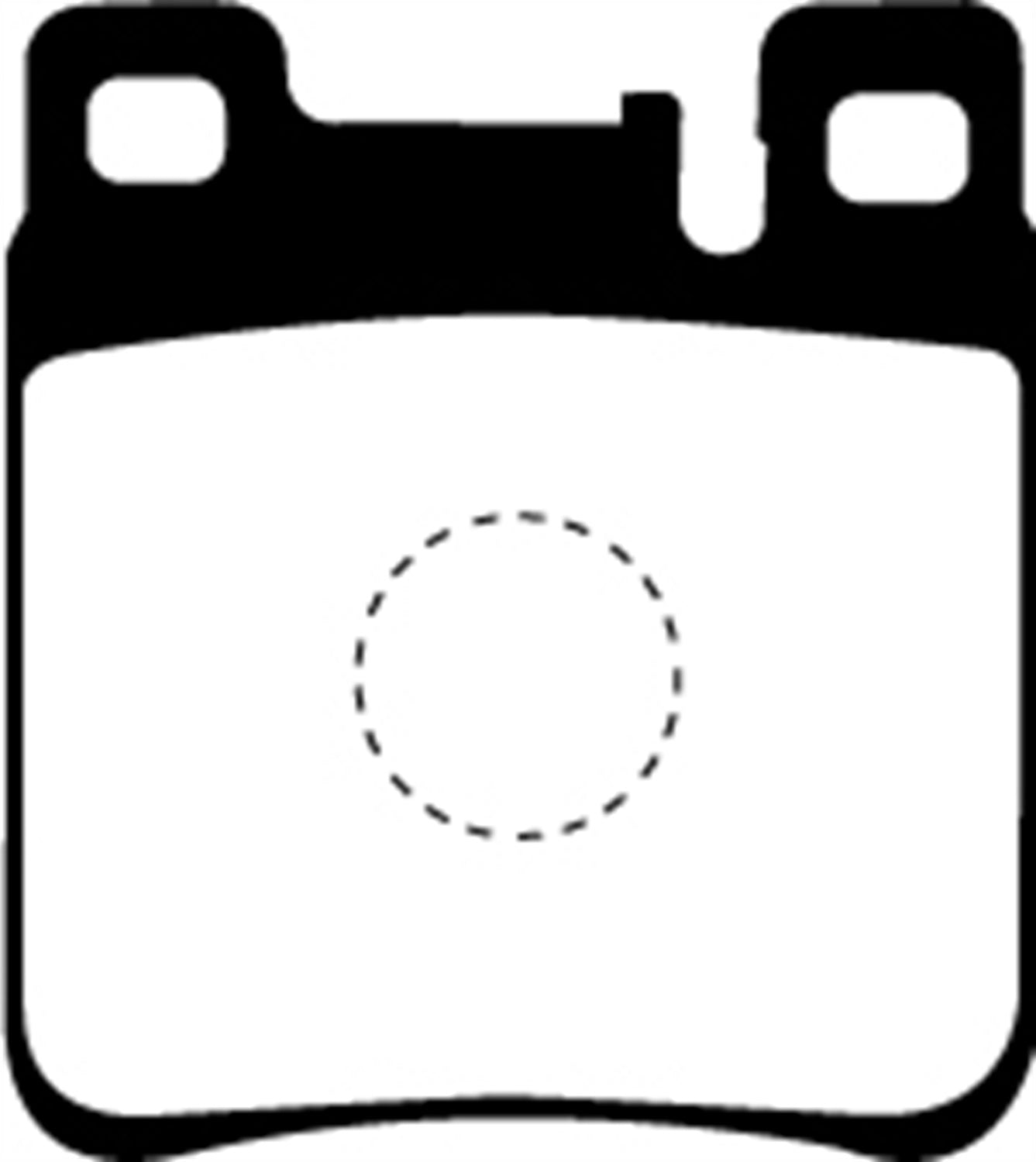 EBC DP2887 Greenstuff 2000 Series Sport Brake Pads