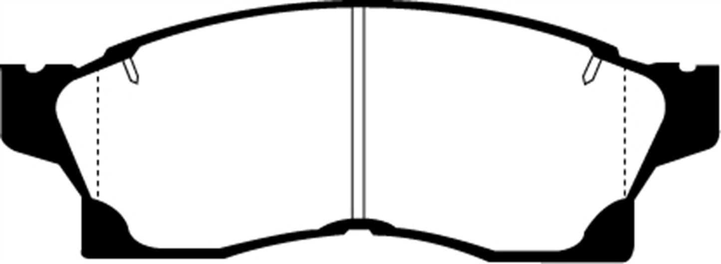 EBC DP2936 Greenstuff 2000 Series Sport Brake Pads