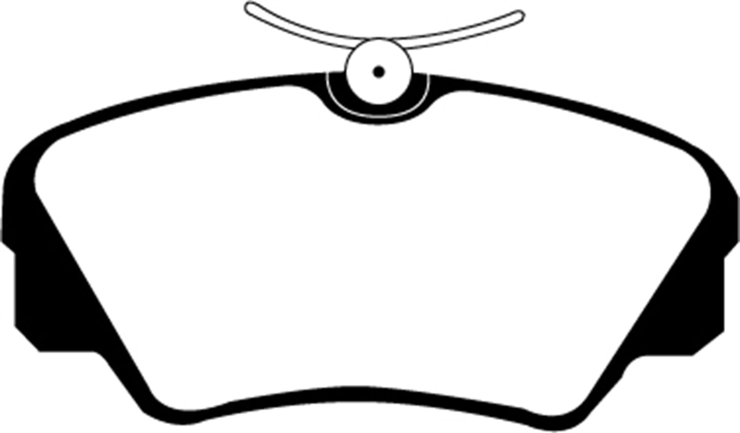 EBC DP2937 Greenstuff 2000 Series Sport Brake Pads