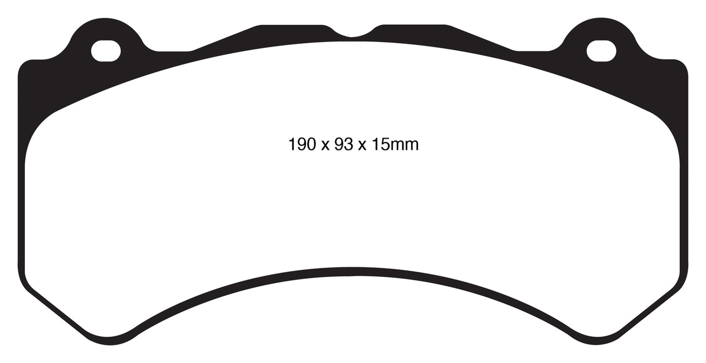 EBC DP31853C Redstuff Ceramic Low Dust Brake Pads