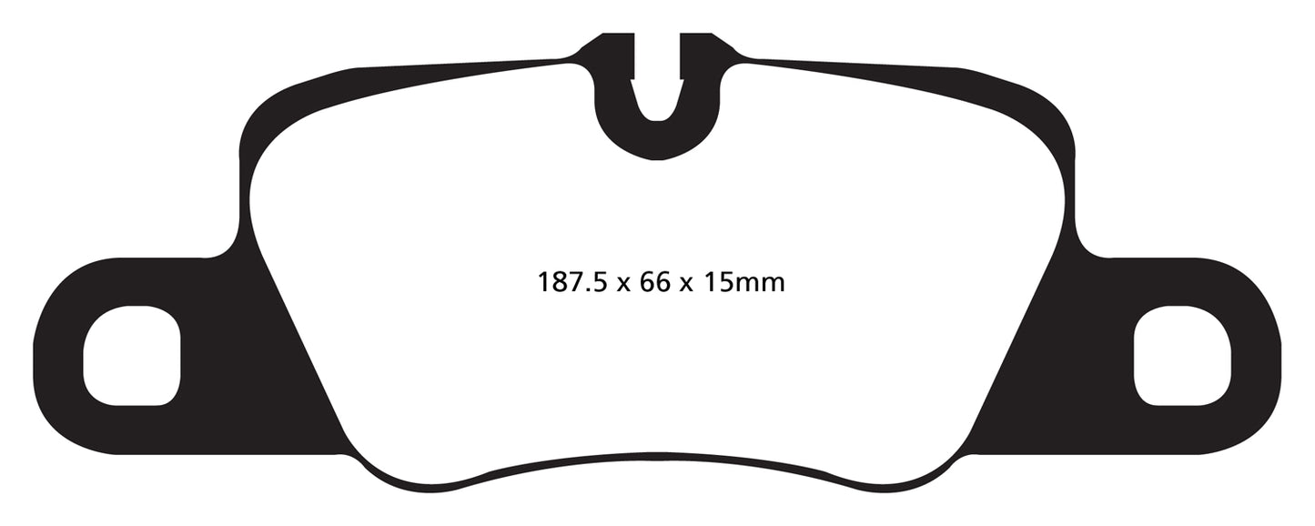 EBC DP31858C Redstuff Ceramic Low Dust Brake Pads