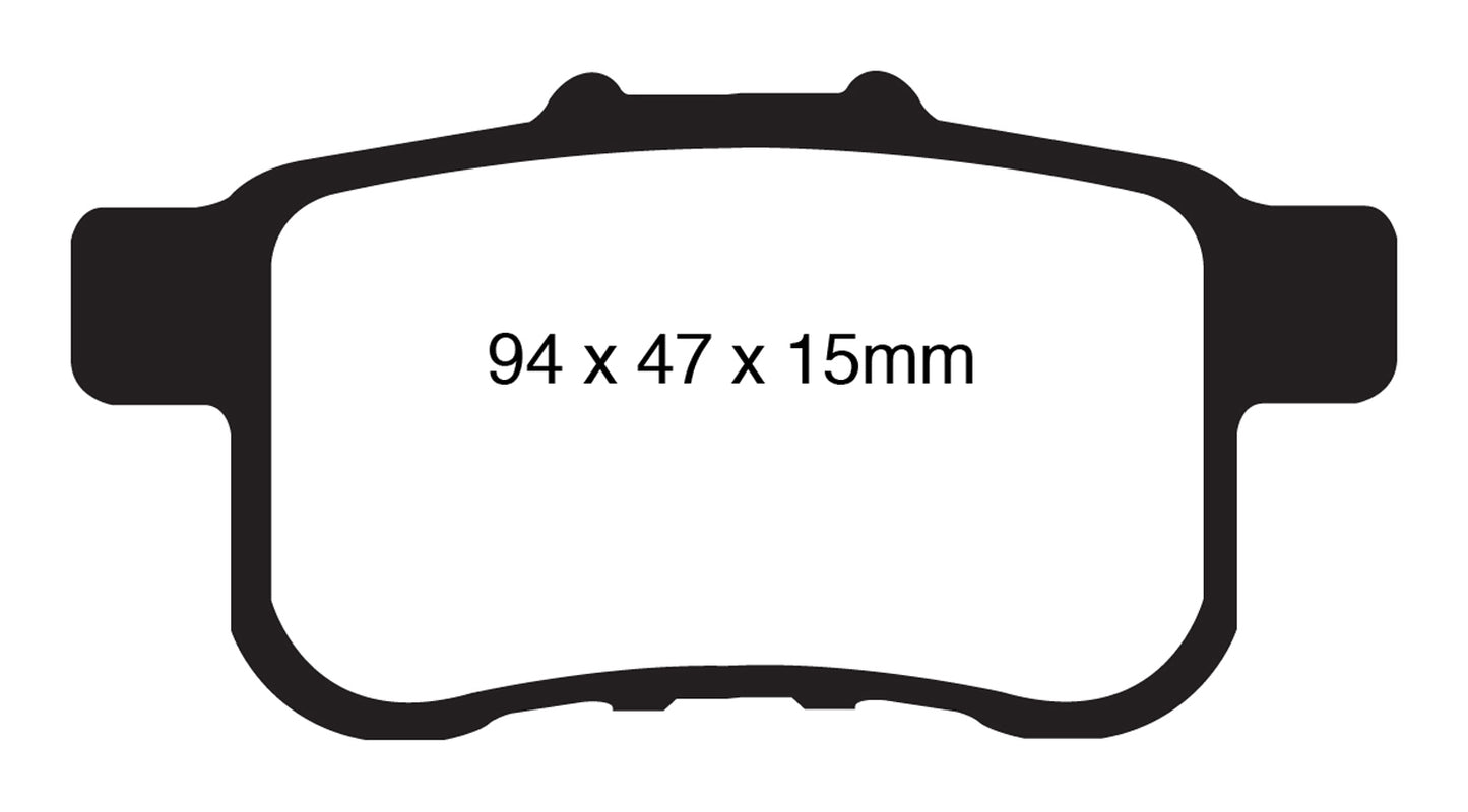 EBC DP31987C Redstuff Ceramic Low Dust Brake Pads