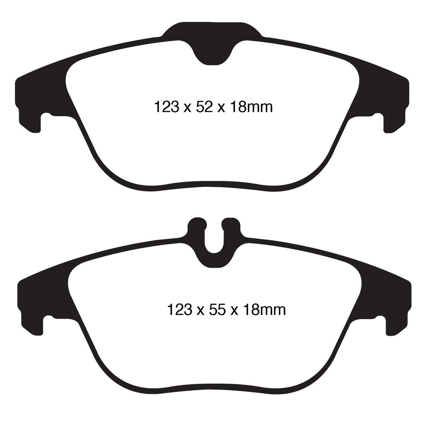 EBC DP31990C Redstuff Ceramic Low Dust Brake Pads