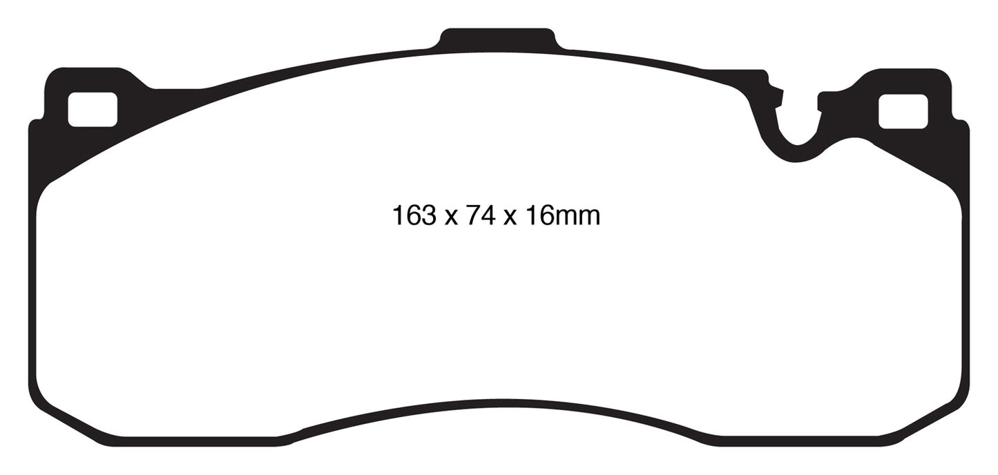 EBC DP31995C Redstuff Ceramic Low Dust Brake Pads
