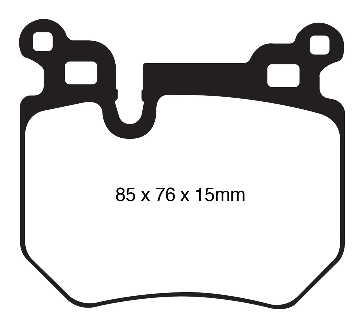 EBC DP31996C Redstuff Ceramic Low Dust Brake Pads