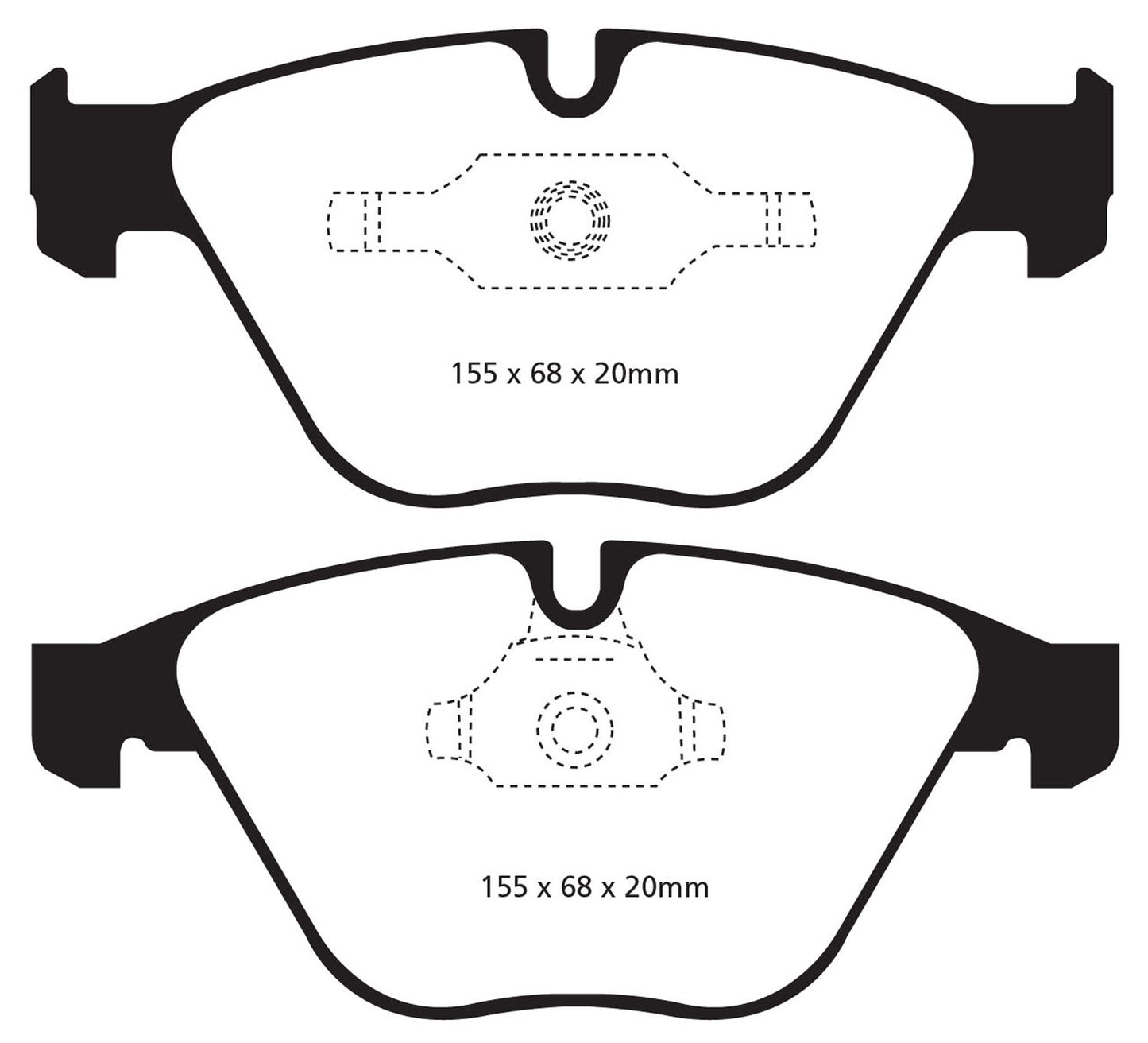 EBC DP32006C Redstuff Ceramic Low Dust Brake Pads