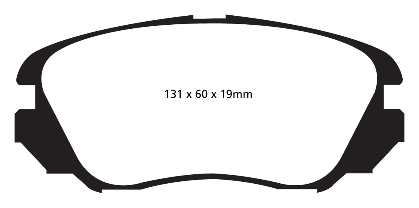 EBC DP32013C Redstuff Ceramic Low Dust Brake Pads