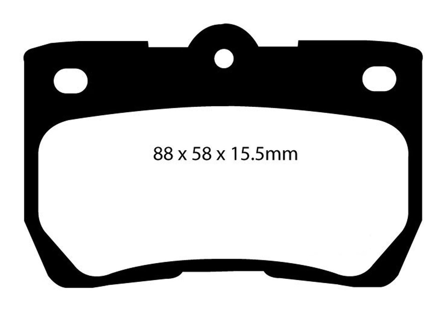 EBC DP41586R Yellowstuff Street And Track Brake Pads