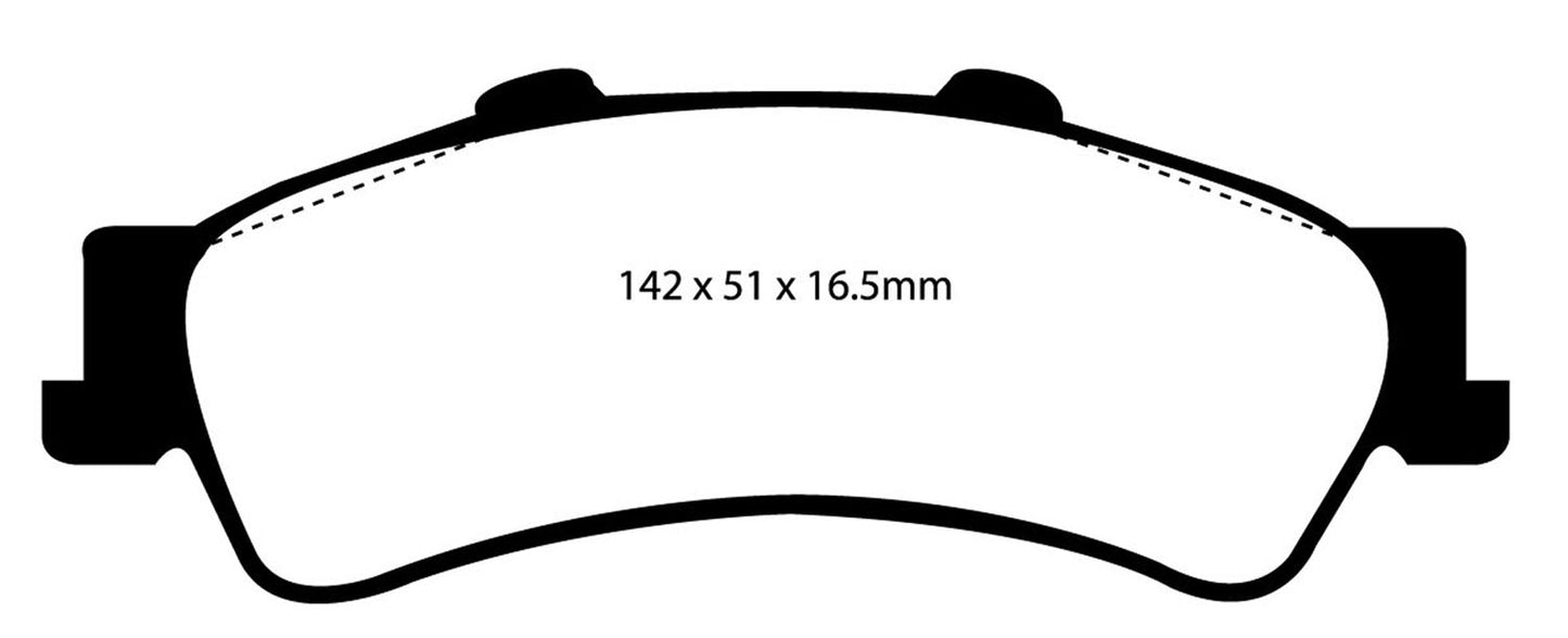 EBC DP41630R Yellowstuff Street And Track Brake Pads