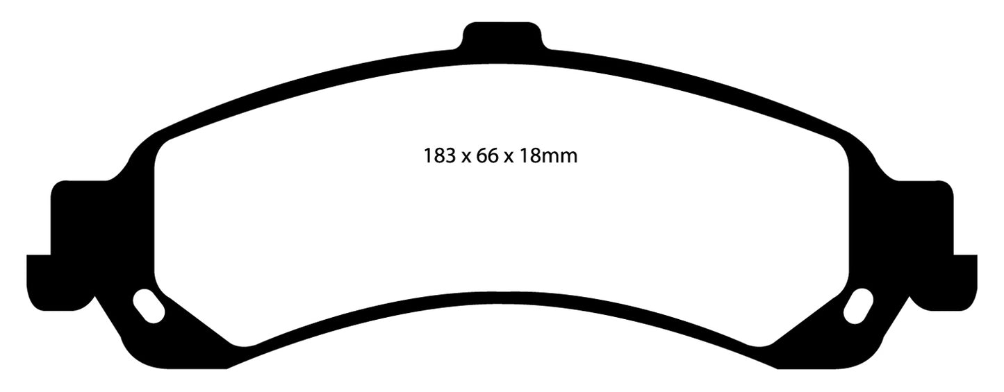 EBC DP41635R Yellowstuff Street And Track Brake Pads