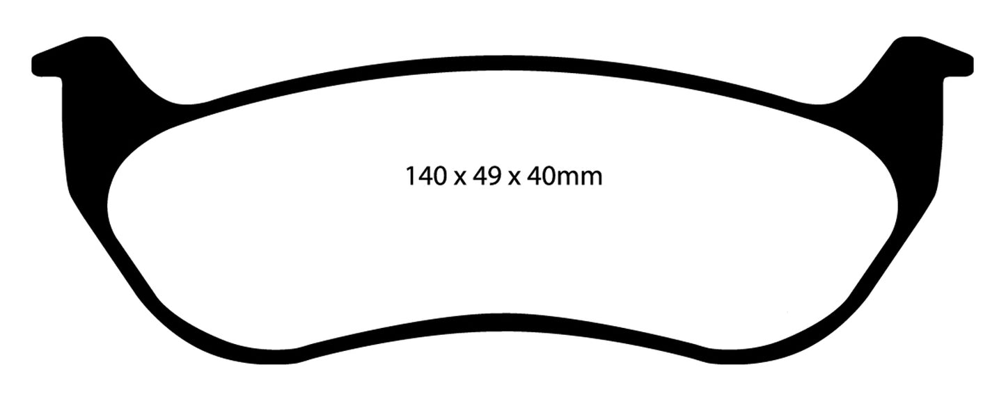 EBC DP41673R Yellowstuff Street And Track Brake Pads