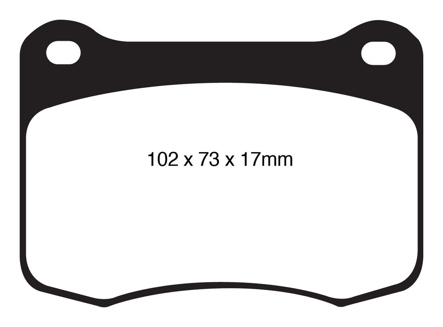 EBC DP41820R Yellowstuff Street And Track Brake Pads