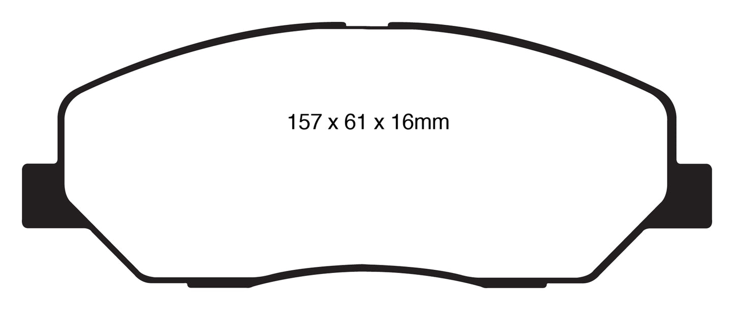 EBC DP41821R Yellowstuff Street And Track Brake Pads