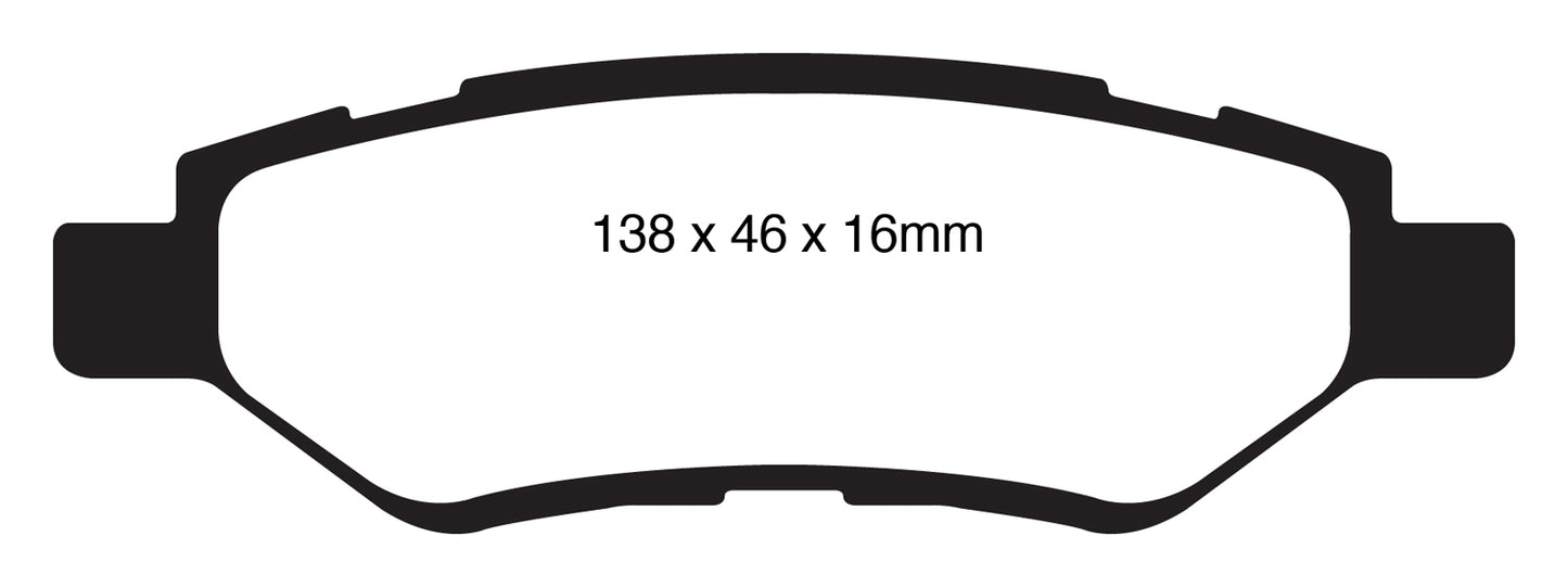 EBC DP41829R Yellowstuff Street And Track Brake Pads