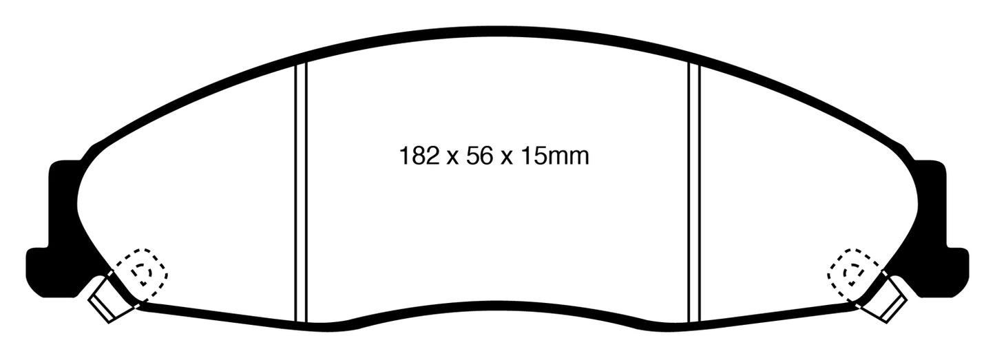 EBC DP41841R Yellowstuff Street And Track Brake Pads