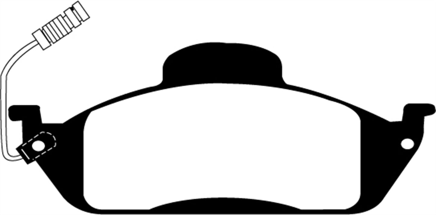 EBC DP61232 6000 Series Greenstuff Truck/SUV Brakes Disc Pads