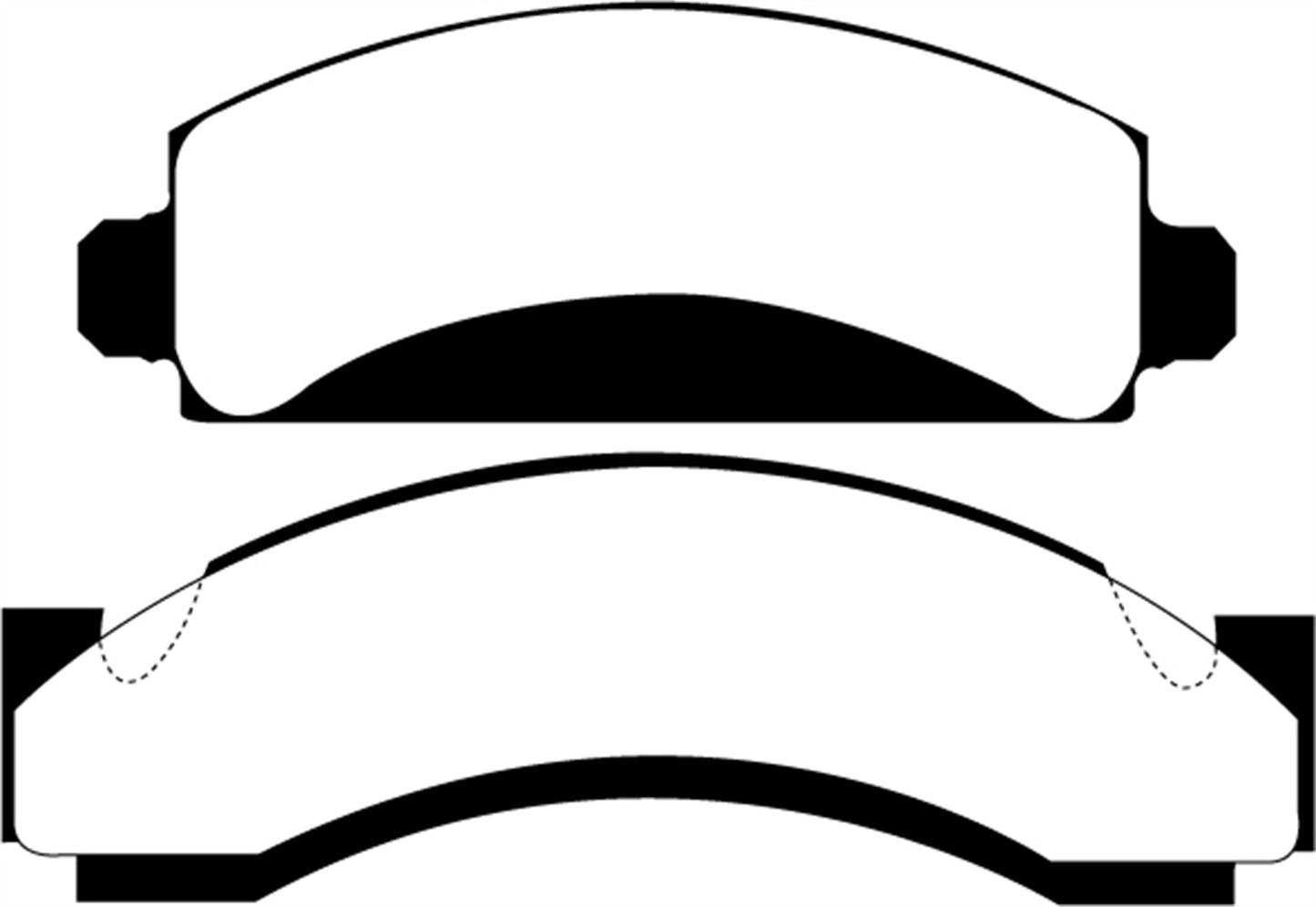 EBC DP61241 6000 Series Greenstuff Truck/SUV Brakes Disc Pads