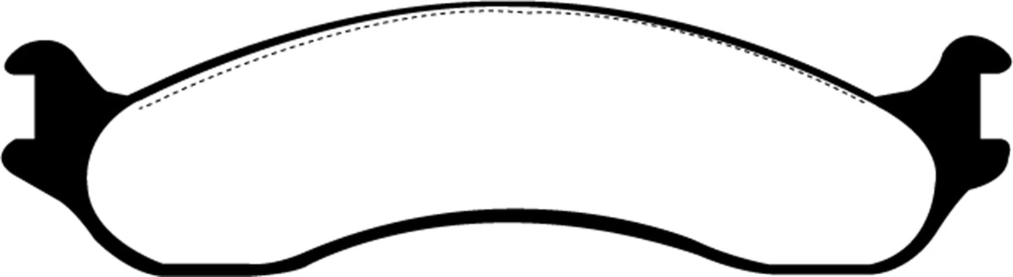 EBC DP61266 6000 Series Greenstuff Truck/SUV Brakes Disc Pads