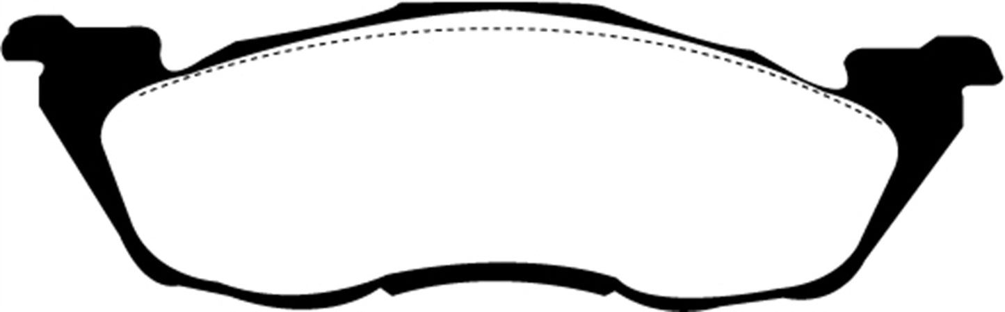 EBC DP61276 6000 Series Greenstuff Truck/SUV Brakes Disc Pads